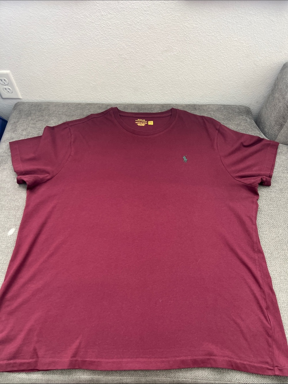 Polo by Ralph Lauren Men’s Crew Neck T-Shirt - Maroon